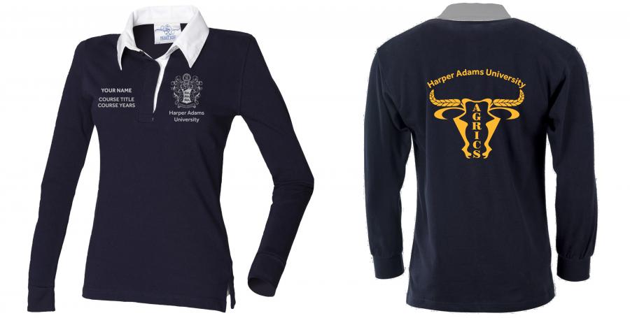 HAU AGRICS Rugby Shirt - Ladies - Embroidered Back