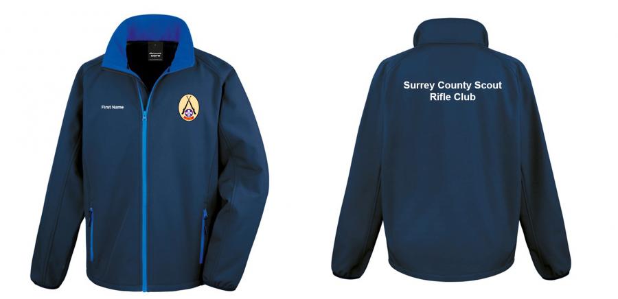 Surrey County Scout Rifle Club - Junior Softshell Jacket