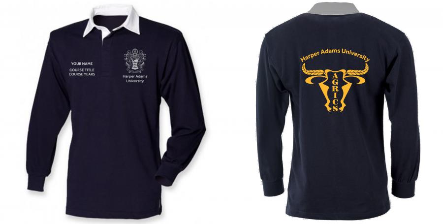 HAU AGRICS Rugby Shirt - Unisex - Printed Back
