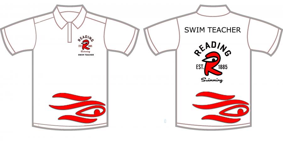 Reading Swimming Club Swim Teacher Polo Shirt - Unisex - Sports Fabric
