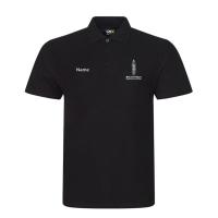 Black Prince Scouts - Unisex Polo Shirt (silver embroidery)