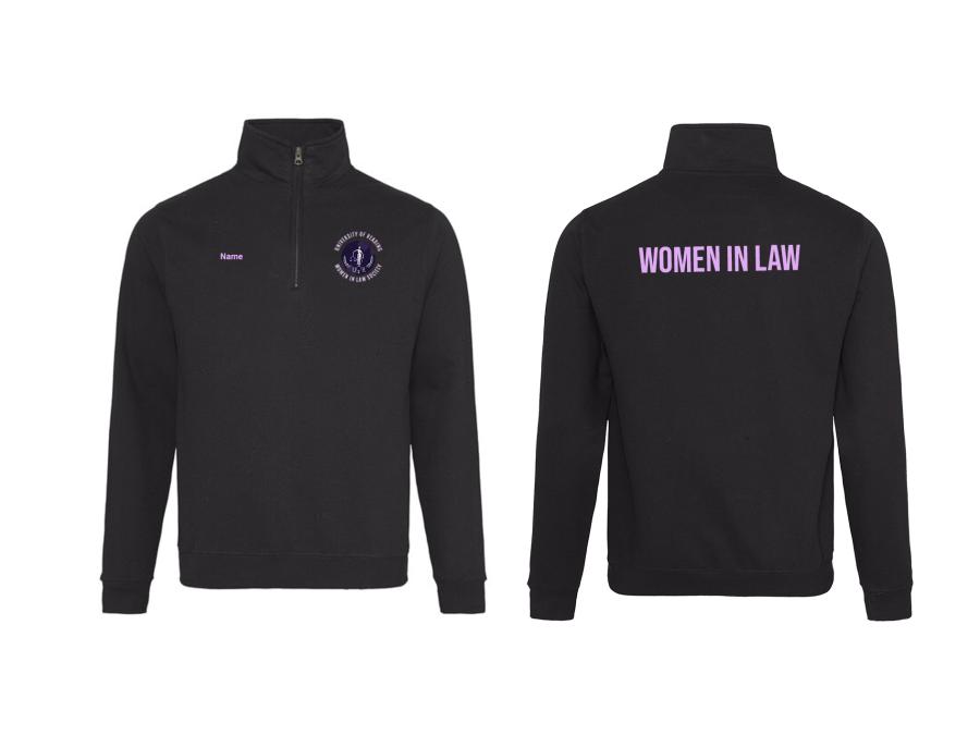Reading Women in Law - 1/4 Zip Sweatshirt MEMBERS