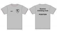 Queens' Climbing Club T-Shirt with Back Print - Unisex