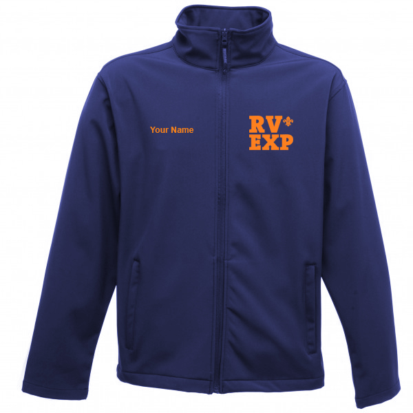 Rea Valley Explorers Softshell - RV EXP logo - Lightweight