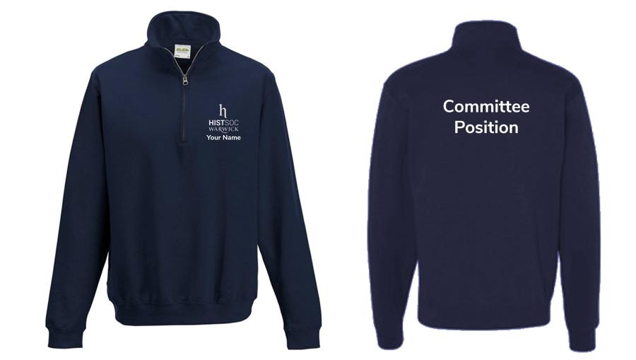 Warwick HistSoc - 1/4 Zip Sweatshirt