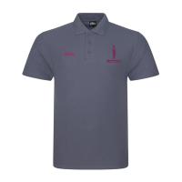 Black Prince Scouts - Ladies Polo Shirt (pink embroidery)