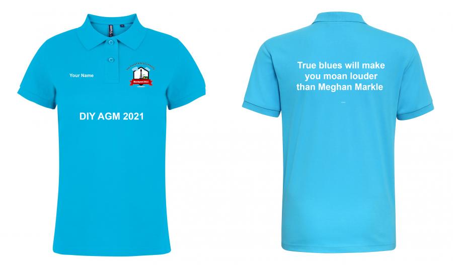 Blackpool AGM - Ladies 'Meghan Markle' Slogan Polo