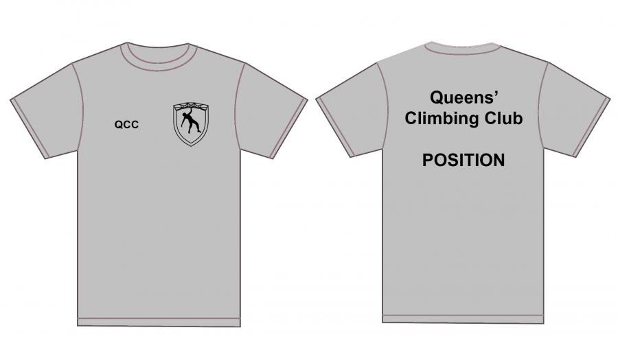 Queens' Climbing Club T-Shirt with Back Print - Ladies