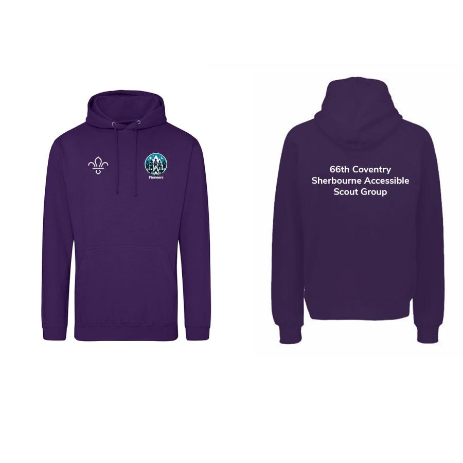 66th Coventry Sherbourne Scout Group Leaders Hoody - Adult Sizing