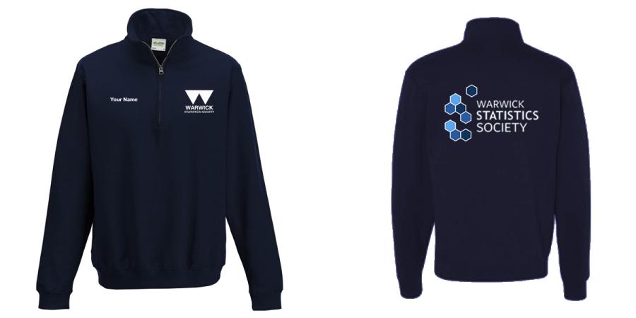 Warwick Statistics Quarter Zip - Navy (Members)