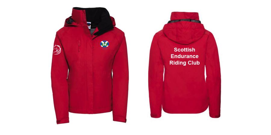 SERC Championships Heavy Waterproof Jacket - Ladies - Printed Back