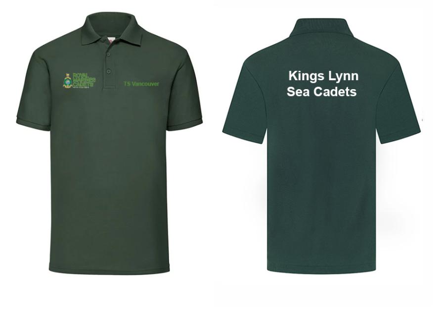 Kings Lynn Sea Cadets - Kids Polo Shirt (Green)