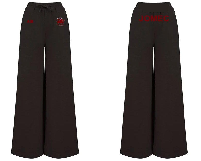 JOMEC Netball Society Joggers - Burgundy