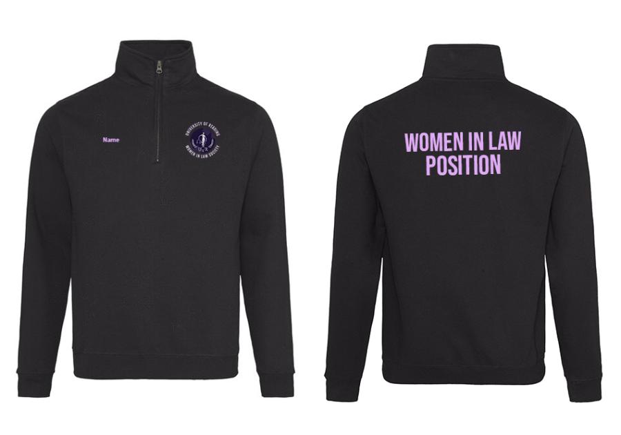 Reading Women in Law - 1/4 Zip Sweatshirt