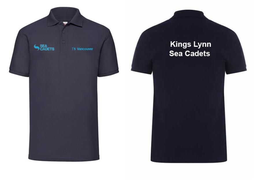 Kings Lynn Sea Cadets - Kids Polo Shirt (Navy)