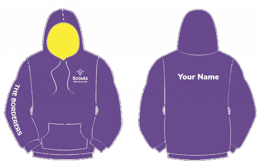 49th Newcastle Scout Group - Adults Unisex Pullover Hoodie