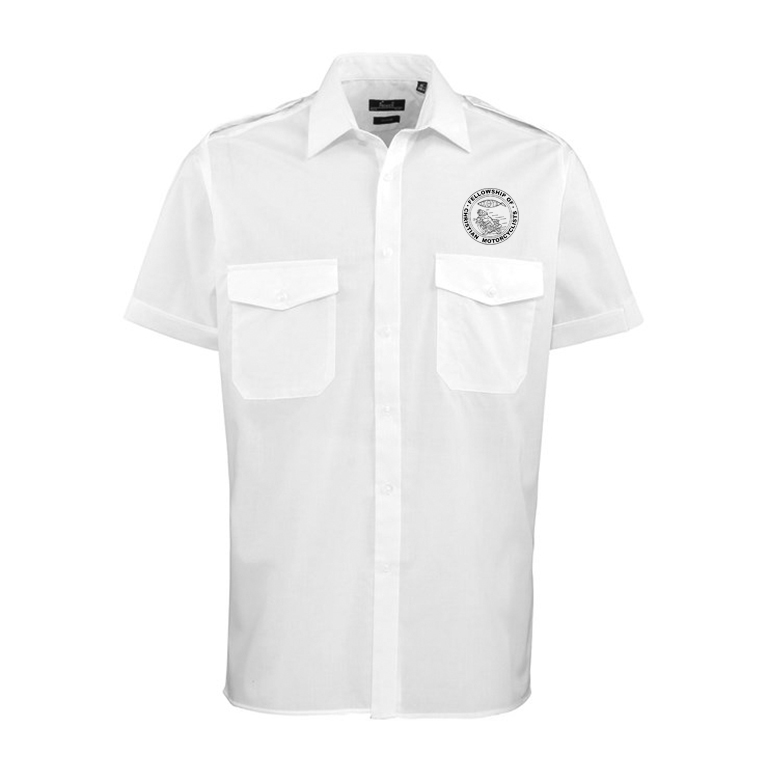 The Fellowship of Christian Motorcyclists - Mens Pilot Shirt