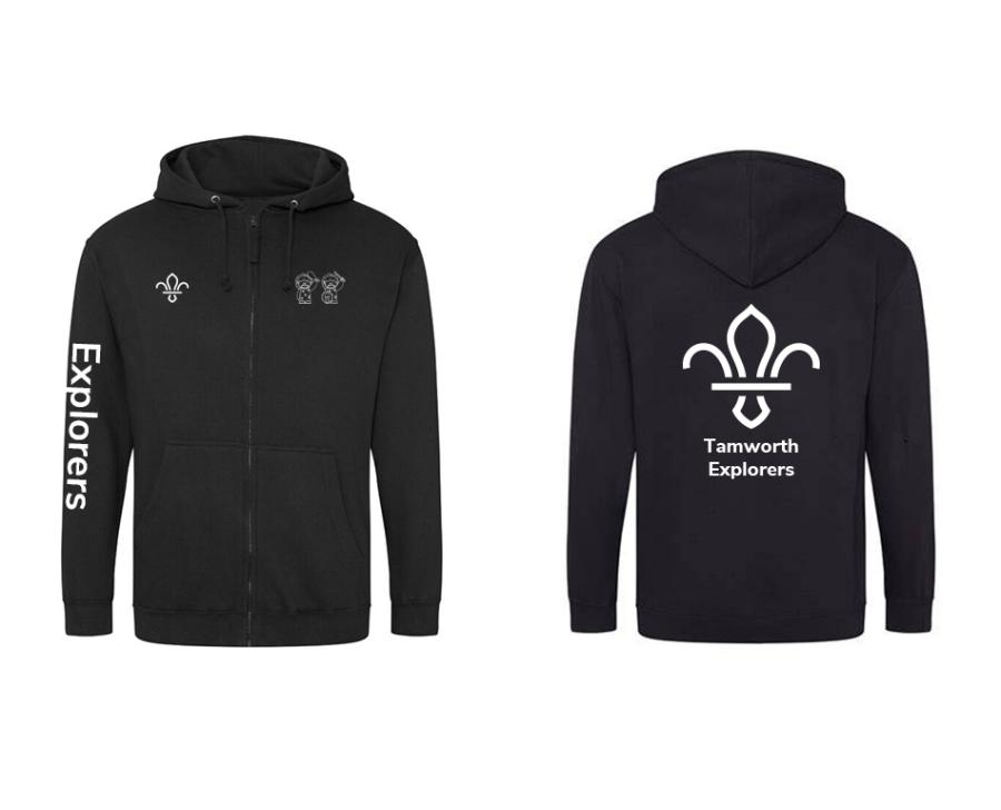 Tamworth Explorers - Zipped Hoodie
