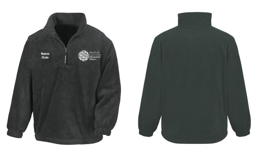 Sheffield University Chamber Choir - 1/4 Zip Fleece (plain back)
