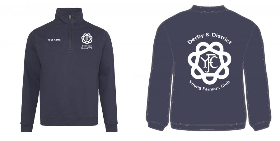 Derby and District YFC 1/4 Zip - Adults