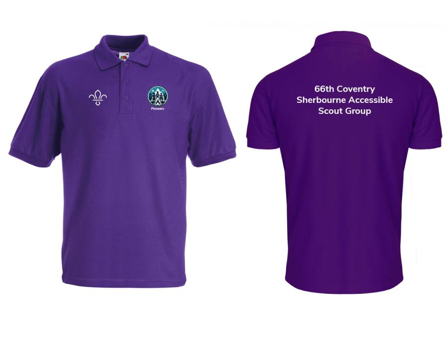 66th Coventry Sherbourne Scout Group Leaders Polo - Adult Sizing