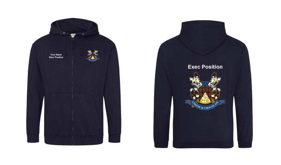 Warwick Cheese and Chocolate Society - Zipped Hoodie