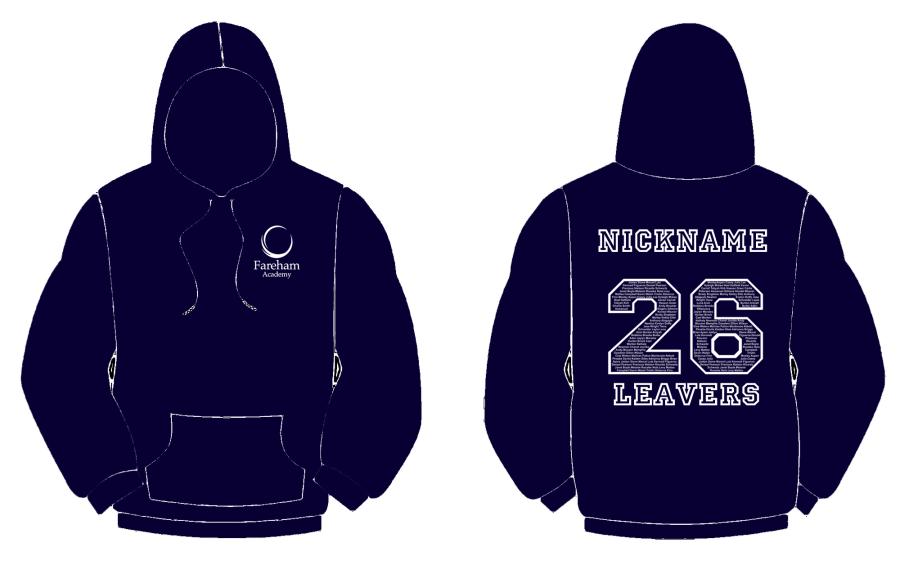 Fareham Academy Leavers Hoodies 2026