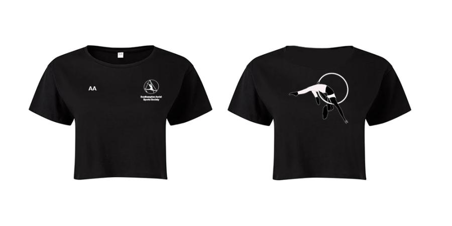 SASS - Members Cropped T-Shirt (Hoop)